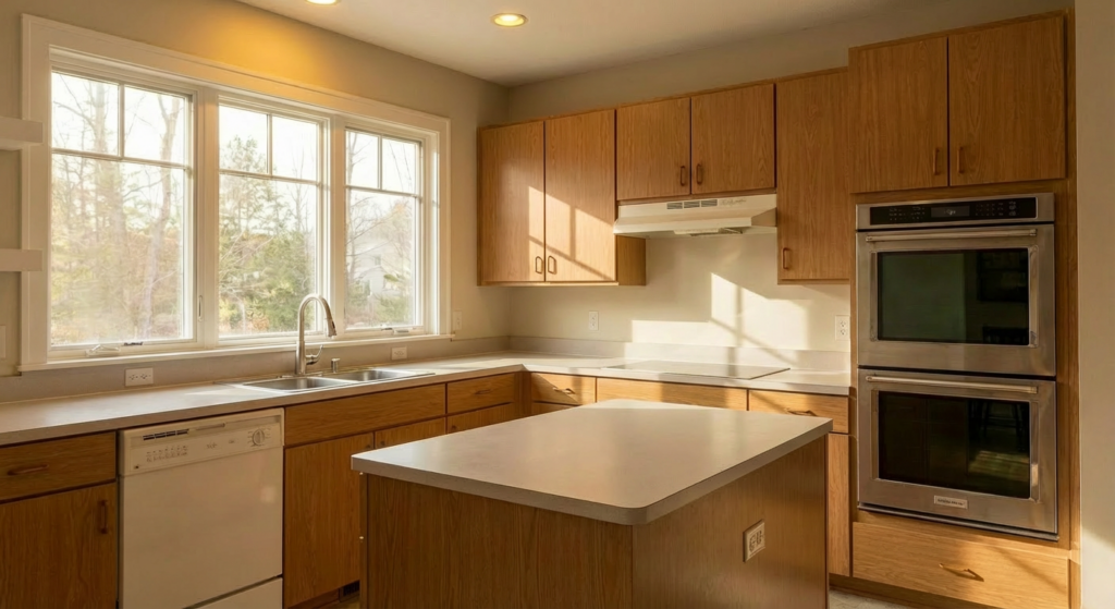 Clean move in ready kitchen